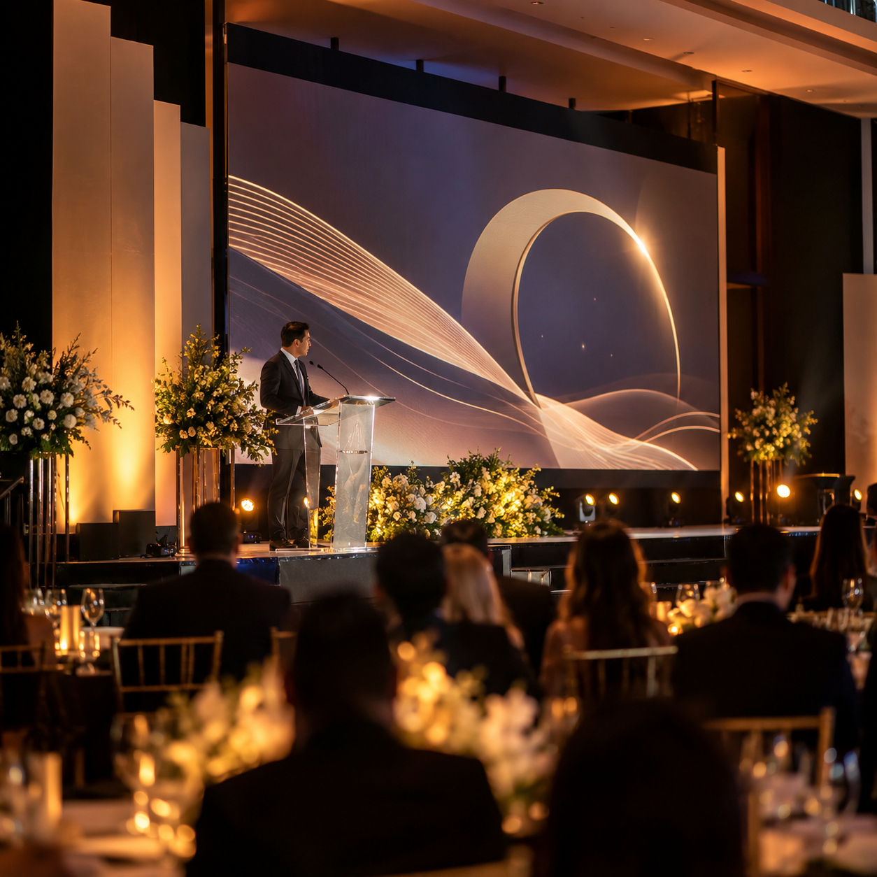 Evento corporativo de aniversario