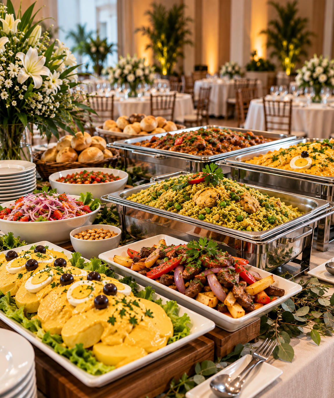 Buffet criollo para eventos