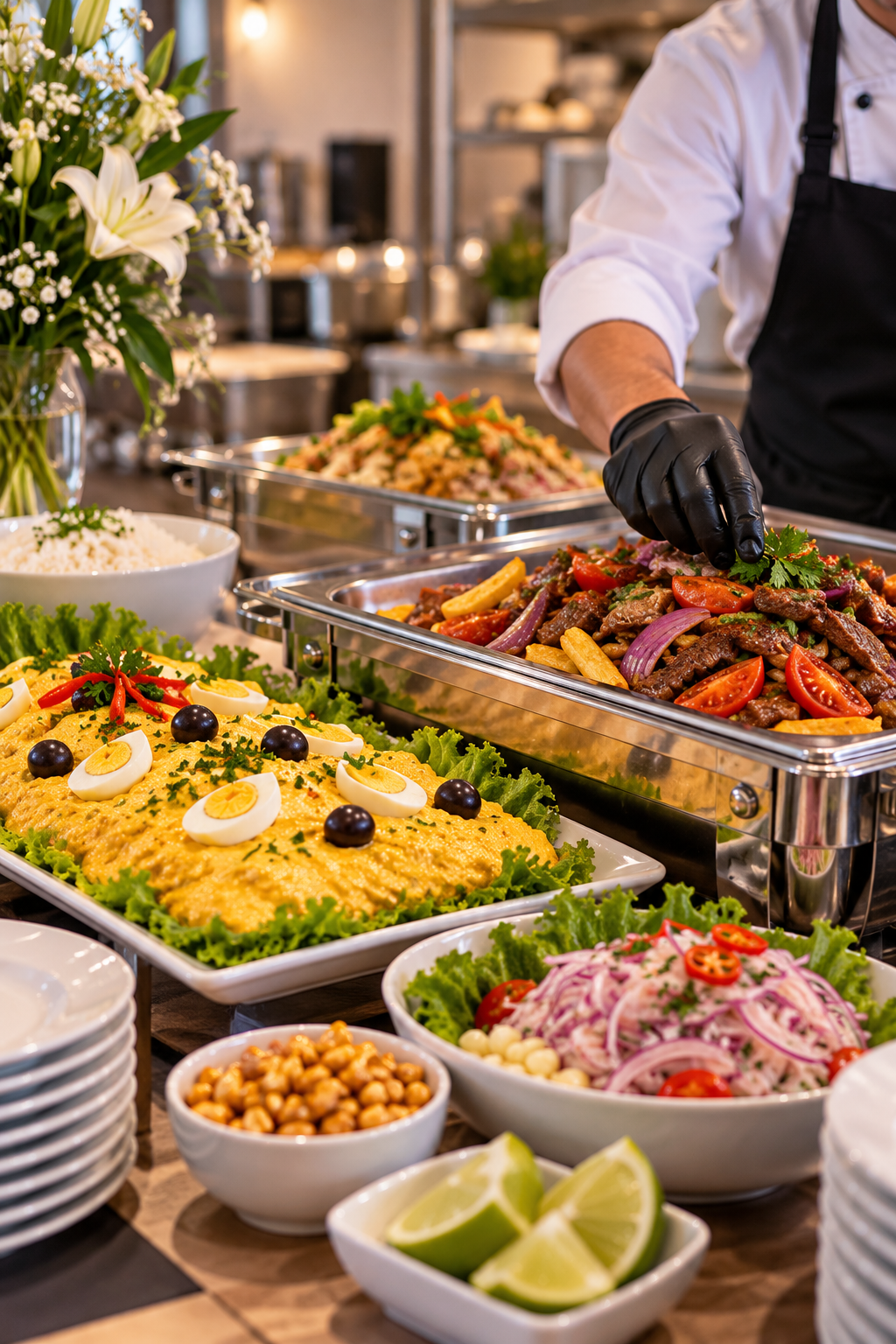 Buffet para celebraciones